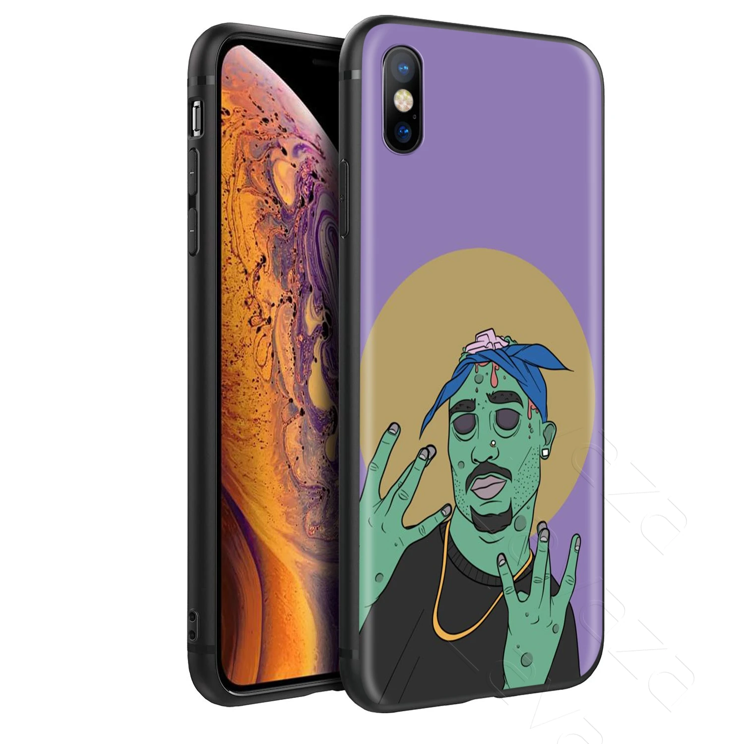 Чехол Lavaza 2Pac Tupac Amaru Shakur для iPhone 11 Pro XS Max XR X 8 7 6 6S Plus 5 5s se |
