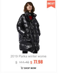 Streetwear Winter Women Jacket Hooded Parkas Pink Snow Female Coat Loose Oversized Adjustable Waist Womens Short Parka MY38