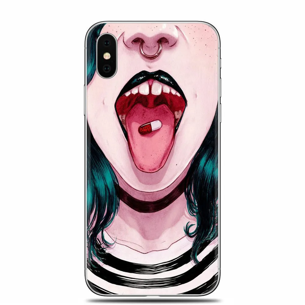 Модный сексуальный мягкий силиконовый чехол для телефона для iPhone X, 5, 5S, SE, 6, 6 S, 6 Plus, 6S Plus, 7, 7 Plus, 8, 8 Plus, чехол из ТПУ - Цвет: TPU F1597