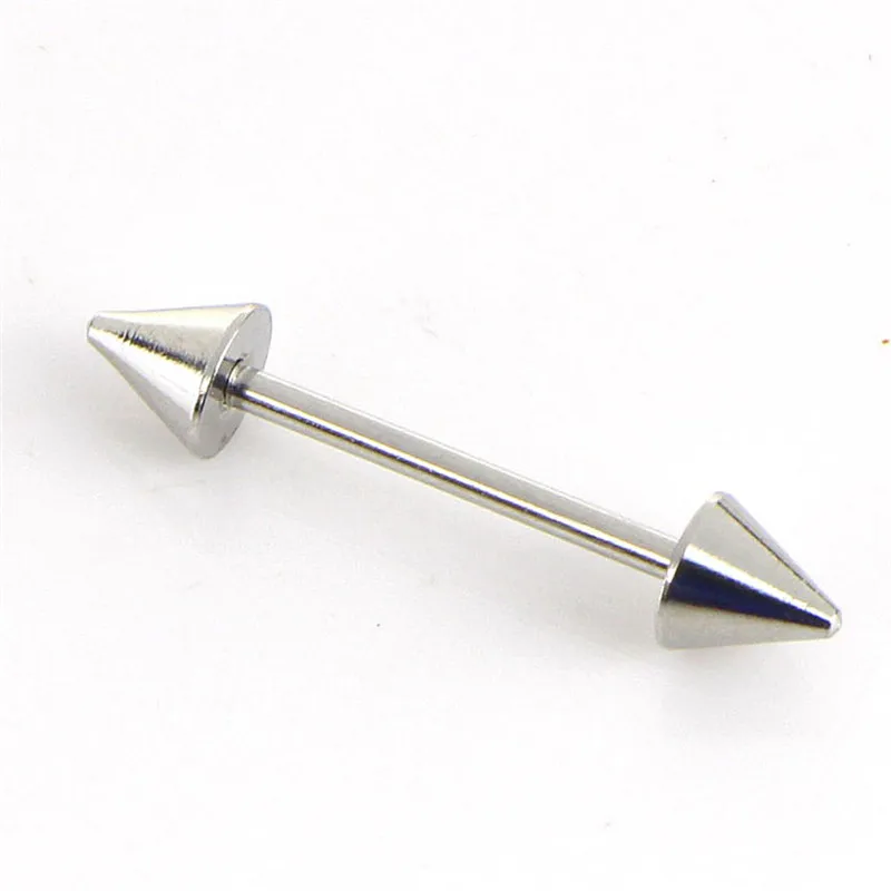 4pcs/2 Pair Tone Surgical Steel Tongue Nipple Piercing Ring Silver Women Spike Shield Body Jewelry Gift | Украшения и аксессуары