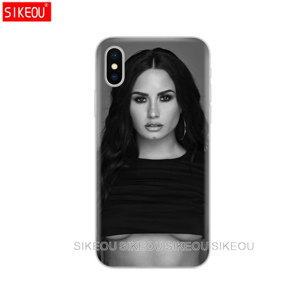 Силиконовый чехол для телефона Iphone 6X8 7 6s 5 5s SE 2020 Plus 10 XR XS MAX 11 pro Case Singer Demi Lovato |
