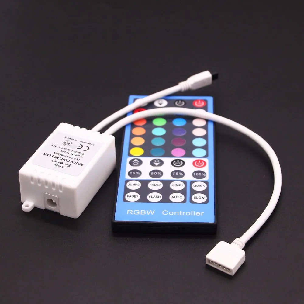 40Key RGB белый RGBW Радио пульт дистанционного управления пост. Ток 12 В 24 ИК лента с - Фото №1