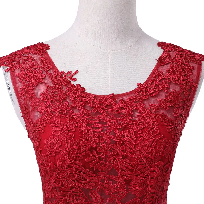 Бордовые вечерние платья длинное платье Vestido de Festa трапециевидной формы