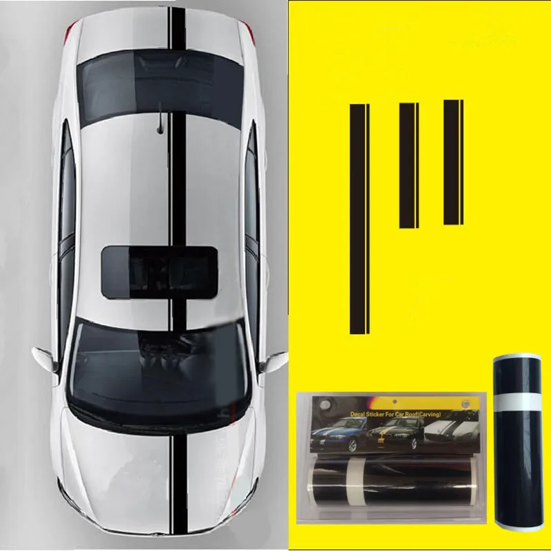 30 см * 450 автомобильные виниловые наклейки на капюшон гоночные полосы|sticker racing