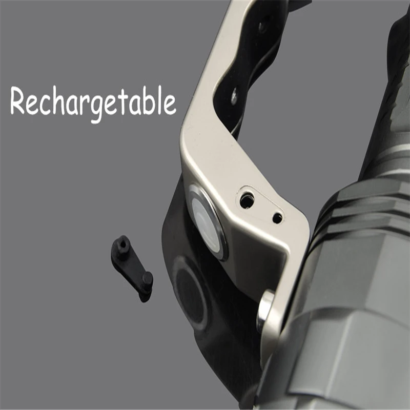 High quality lamp XM-L T6 3800Lumens LED Flashlight Waterproof Zoomable Torch Lamp For 3x18650 batteries | Лампы и освещение