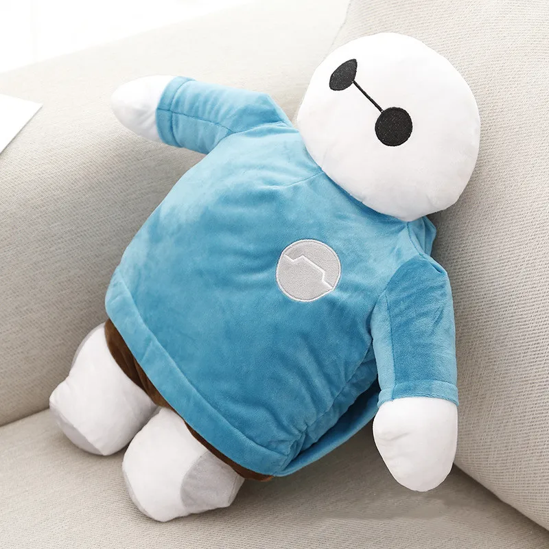 Мультфильм Baymax перезаряжаемая Горячая форма бутылки для воды милый фланелевый