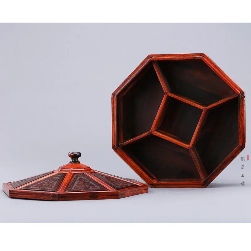 Палисандр Лаос палисандр одноплатная Фруктовая тарелка Дыня конфеты блюдо брак