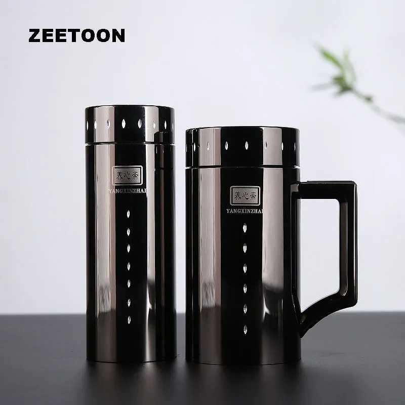 450 мл портативная изоляционная чашка Yixing фиолетовая глиняная чайная кружка