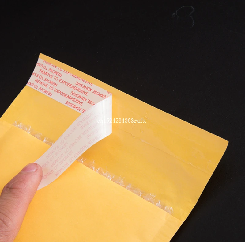 500pcs Paper Bags Packages Kraft Papers Bubble Foam Mailers Padded Envelopes Package for Gift Wholesale | Дом и сад