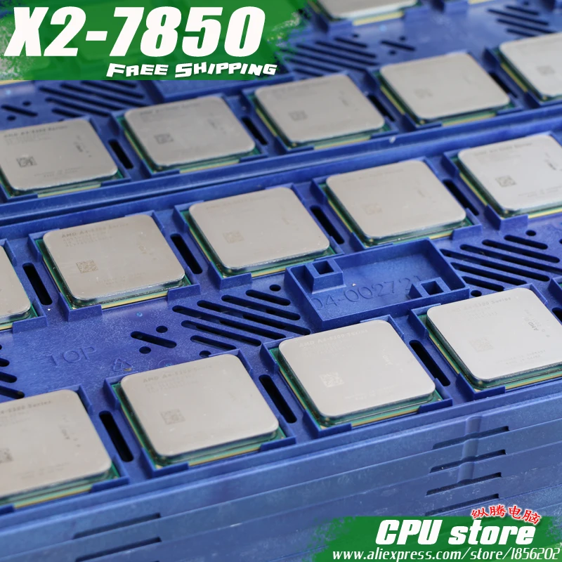Athlon 64X2 7850 2 8 ГГц двухъядерный процессор Socket AM2/AM2 + 940-pin cpu 64-бит 95 Вт L3 = м бесплатная