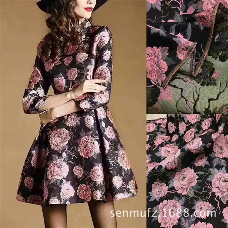 Металлик из жаккардовой парчи для свадебного платья горный хрусталь юбка выш