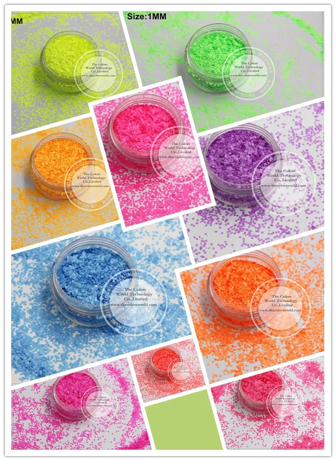 

TCT-150 Hexagon Neon Matte Color 1.0MM Solvent Resistant Glitter Nail Art Nail Gel Polish Makeup Manual DIY Crafts Decoration