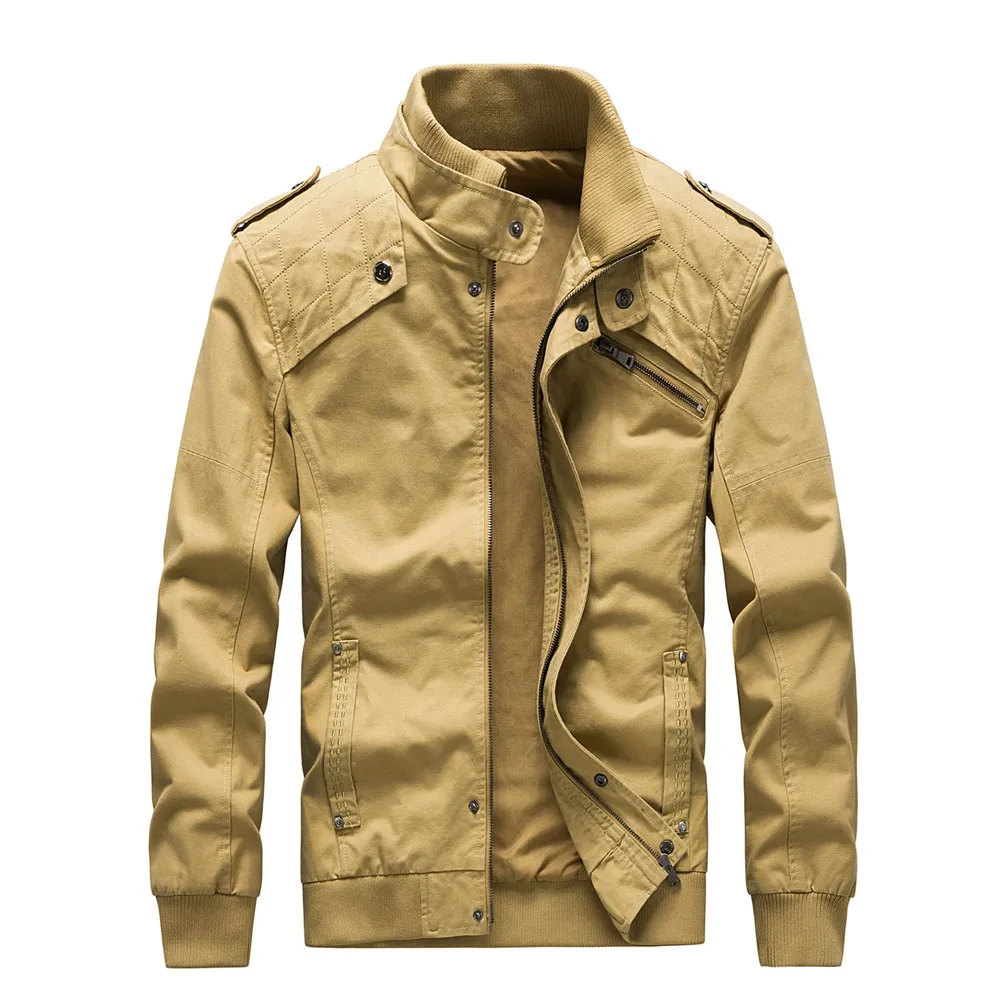 Мужская джинсовая хлопковая куртка повседневная рабочая одежда карго