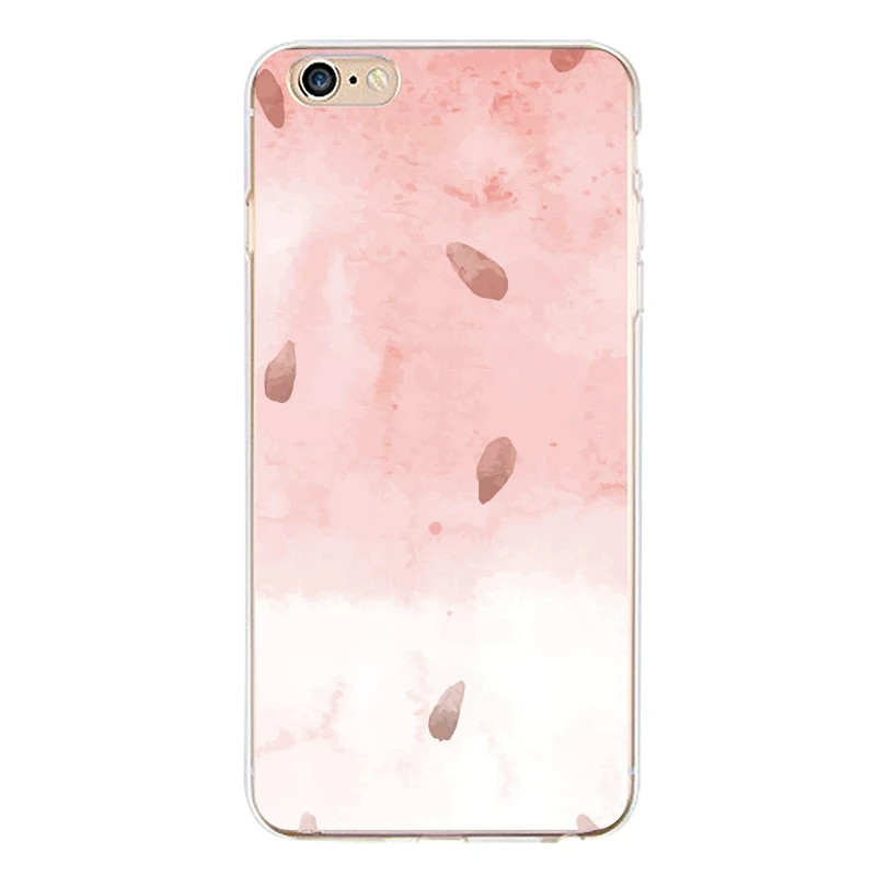 Feather Soft Clear TPU Phone Case For iPhone 4/4s 5 5s 6 6plus 7 8plus x Silicone Pink Panther Cover Free Shipping | Мобильные
