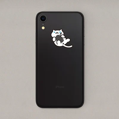 Слоновая кость Телефон Стикеры для Apple6/6 S 7 8 Plus телефон Стикеры для iPhone X XR Xs Max задняя защитная крышка виниловая пленка с прозрачной крышкой - Цвет: Слоновая кость