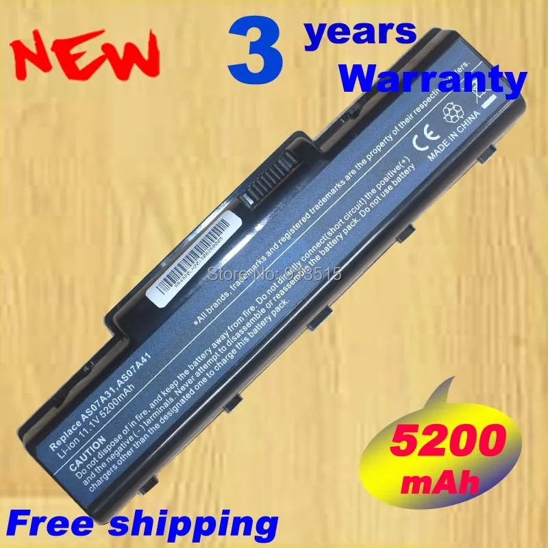 Аккумулятор 5200 мАч для Acer Aspire 5738 5738G 5738Z 5738ZG 5740 AS07A31 AS07A42|battery for acer aspire|battery aceracer aspire 5738g battery |