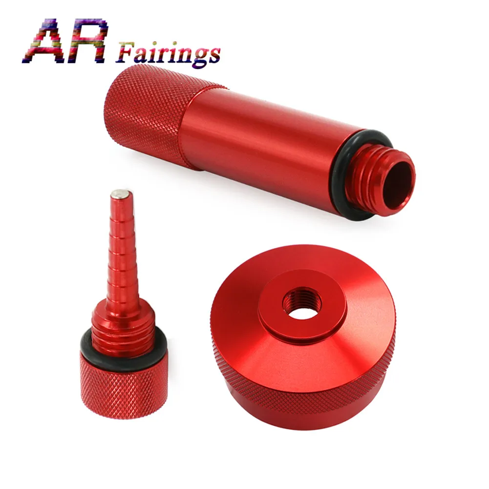For Honda Generator eu2000i Extended Run Gas Cap Oil Tube Fill Magnetic Dipstick Aluminium Red Silver Black | Автомобили и