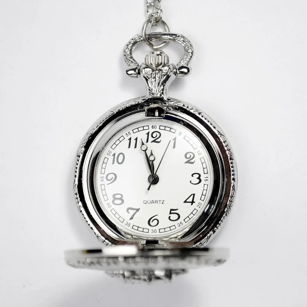 6063 г. рельефные карманные часы с короной и цветочной гравировкой на задней панели