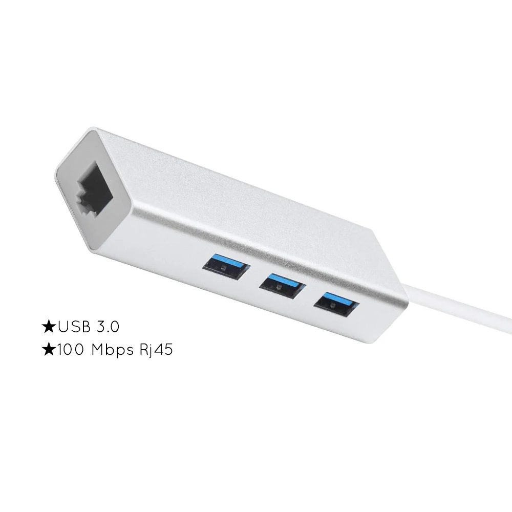 USB3.0 Gigabit Ethernet адаптер 10/100 Мбит/с USB док-станция 3,0 Lan проводной сетевой карты Rj45 Порты и разъёмы разветвитель для портативных ПК