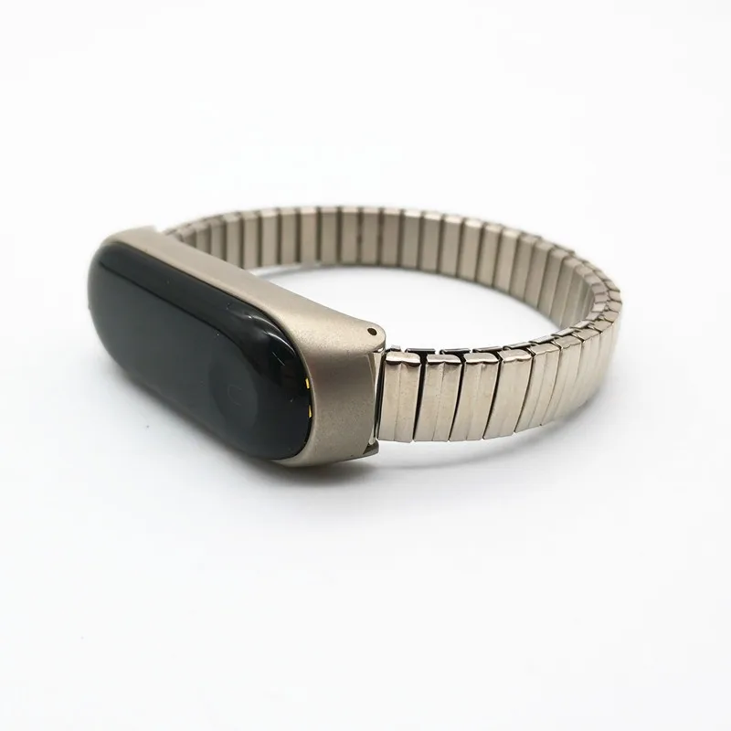 Silver-A Браслет mi Band 3 4 Металлический Безвинтовой стальной ремешок для Xiaomi mi Band 2 браслет mi band 3 браслеты Pulseira mi band 4 ремешок на запястье - Цвет ремешка: Silver-A