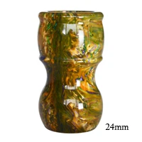 yellow24mm DScosmetic Высококачественная бритвенная щетка с ручкой 24 мм/26 мм, полимерная ручка, пригодная для волос барсука, Парикмахерская щетка, инструмент для бритья - Цвет: yellow24mm