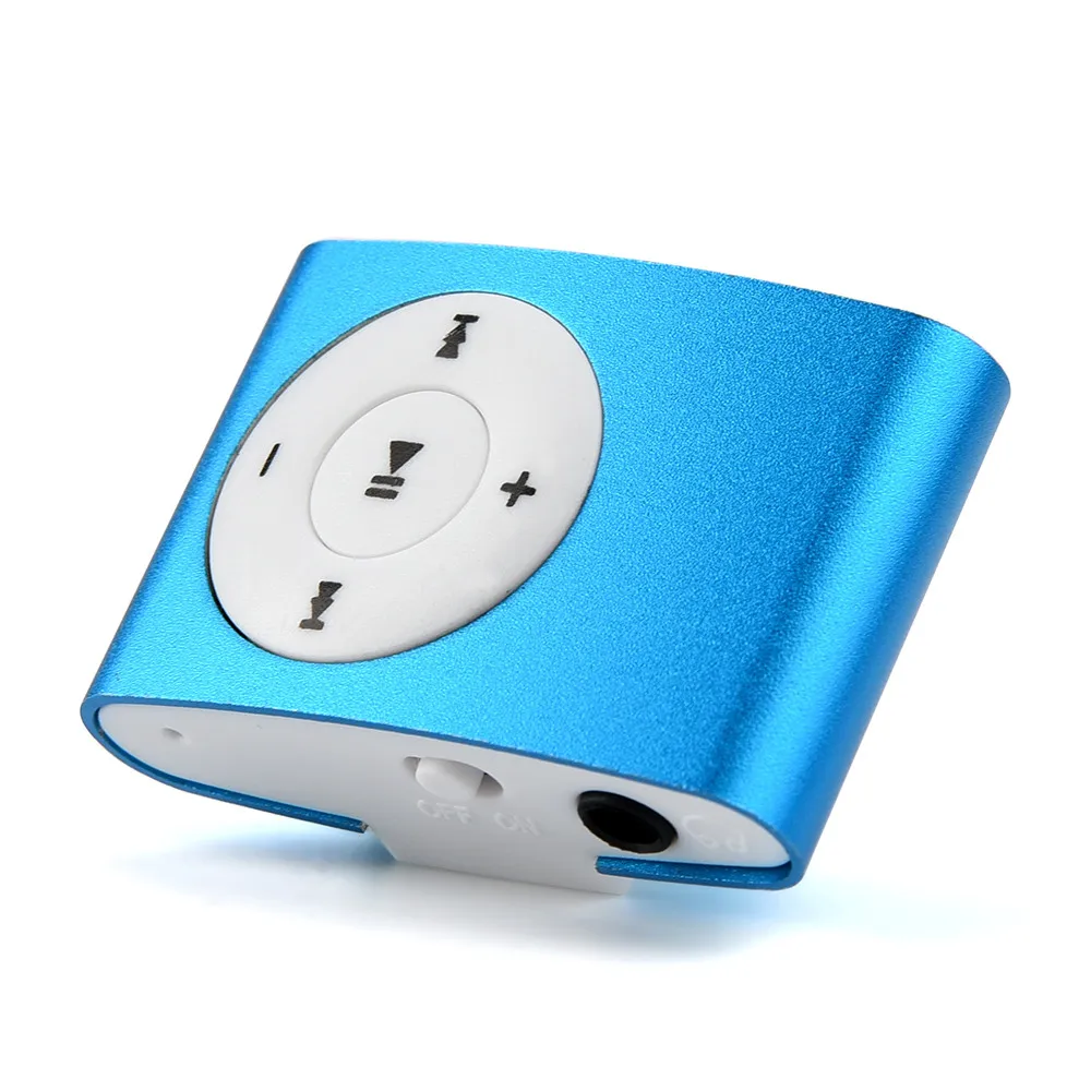 Мини USB Клип MP3 плеер ЖК-экран Поддержка 32 ГБ Micro SD TF карта металлический материал c0606