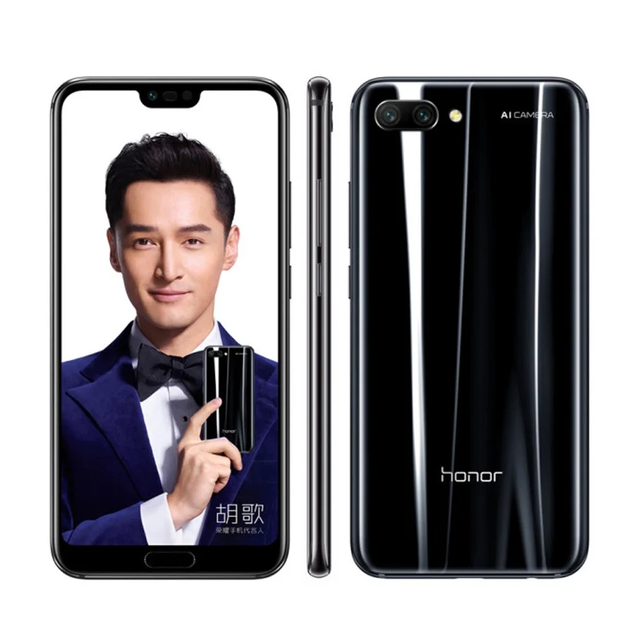 Honor 10 глобальная прошивка NFC Android 8,1 Восьмиядерный мобильный телефон 5,84 дюймов 2280x1080 3400 мАч 24MP отпечаток пальца 4G LTE смартфон