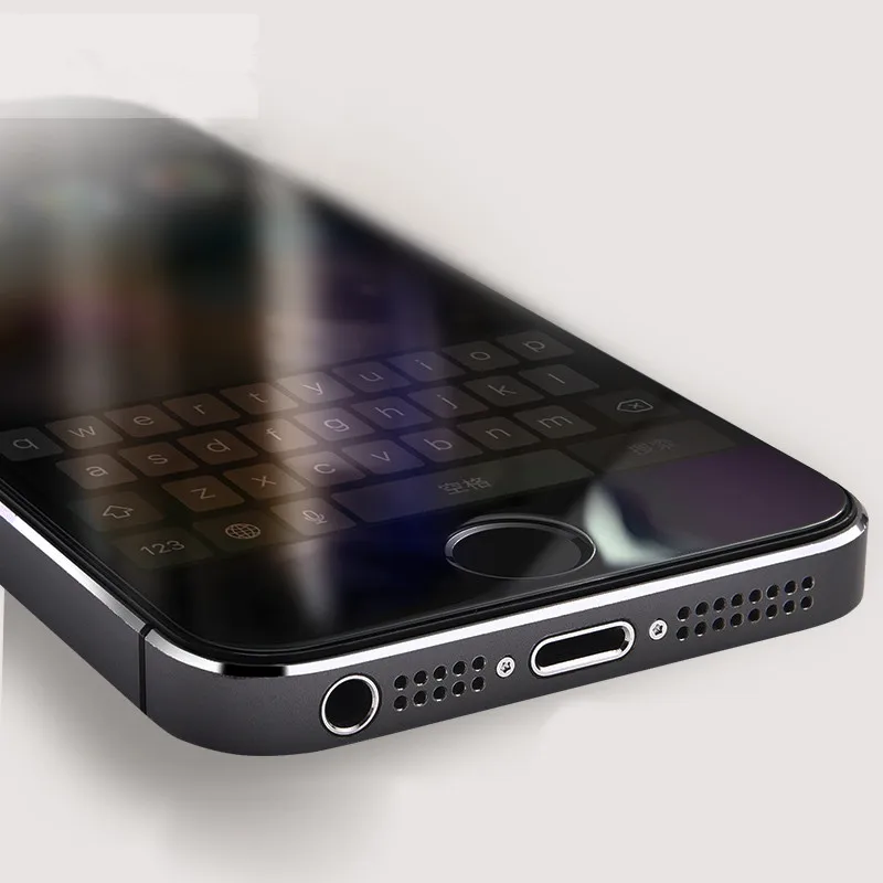 Пленка из закаленного стекла для Apple iPhone 5 RONICAN 0 26 мм 2.5D 9H твердость HD защита экрана