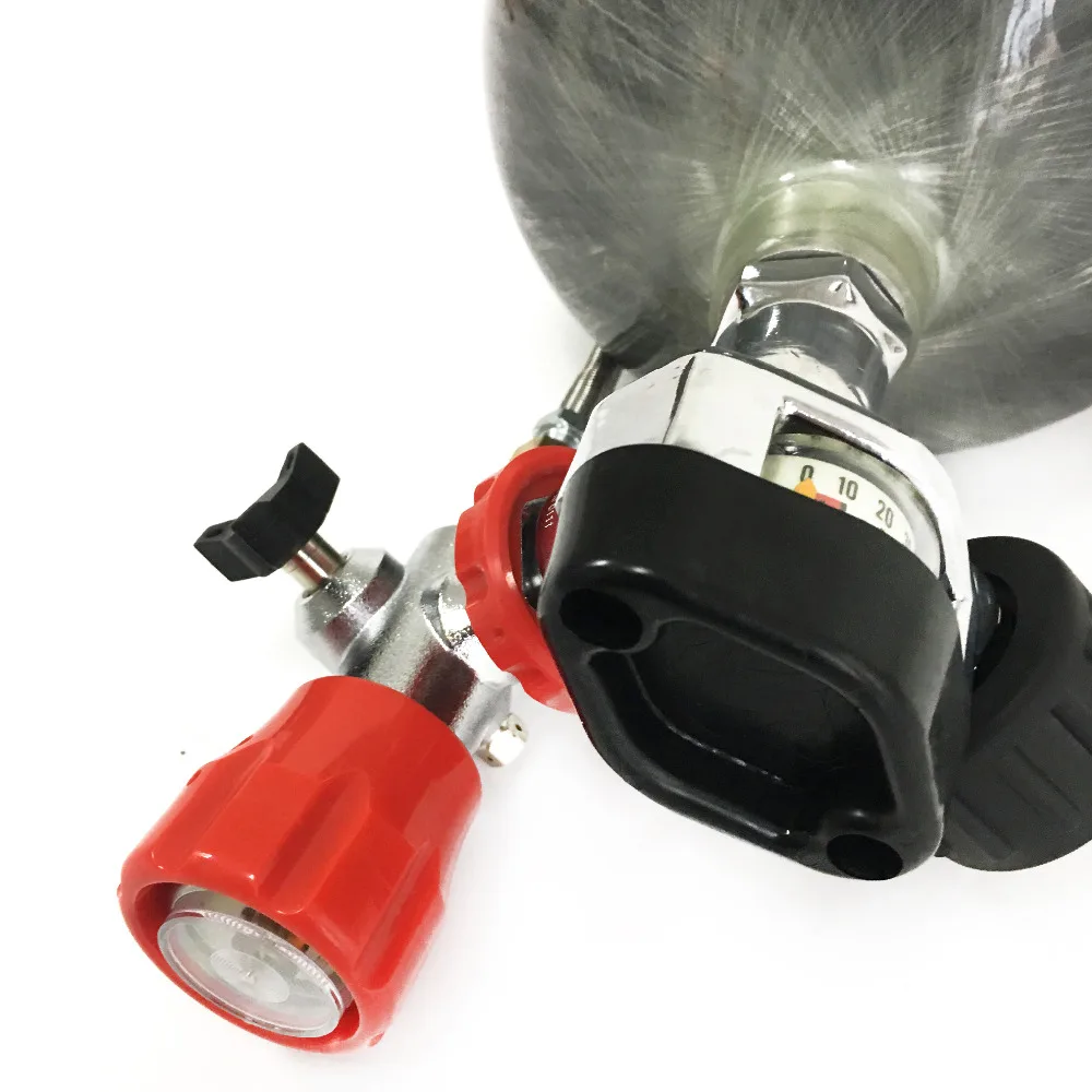 AC109201 Pcp Cylinder 9L CE  4500psi Scuba Diving Bottles Carbon Fiber Cylinder WIth Valve 300bar Paintball Pcp Gun Acecare