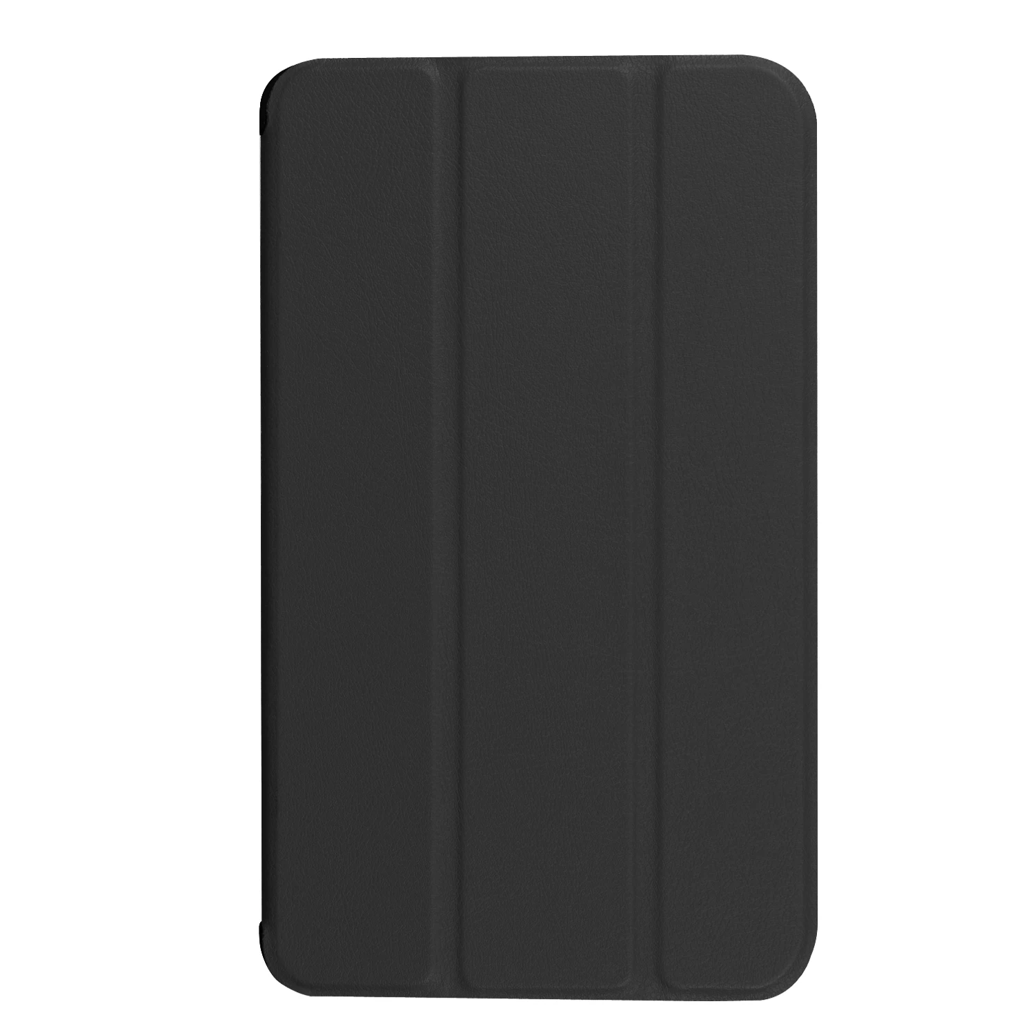 black Чехол для samsung Galaxy Tab A A6 10,1 P580 P585 S ручка с магнитом подставка из искусственной кожи Чехол+ пленка+ стилус - Цвет: black
