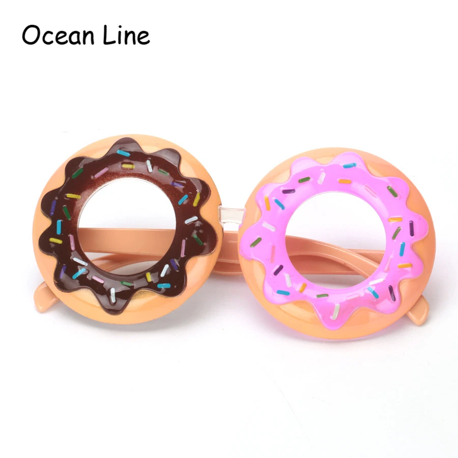 Забавный костюм очки пончик сувениры на день рождения Дети Взрослые маскарадное