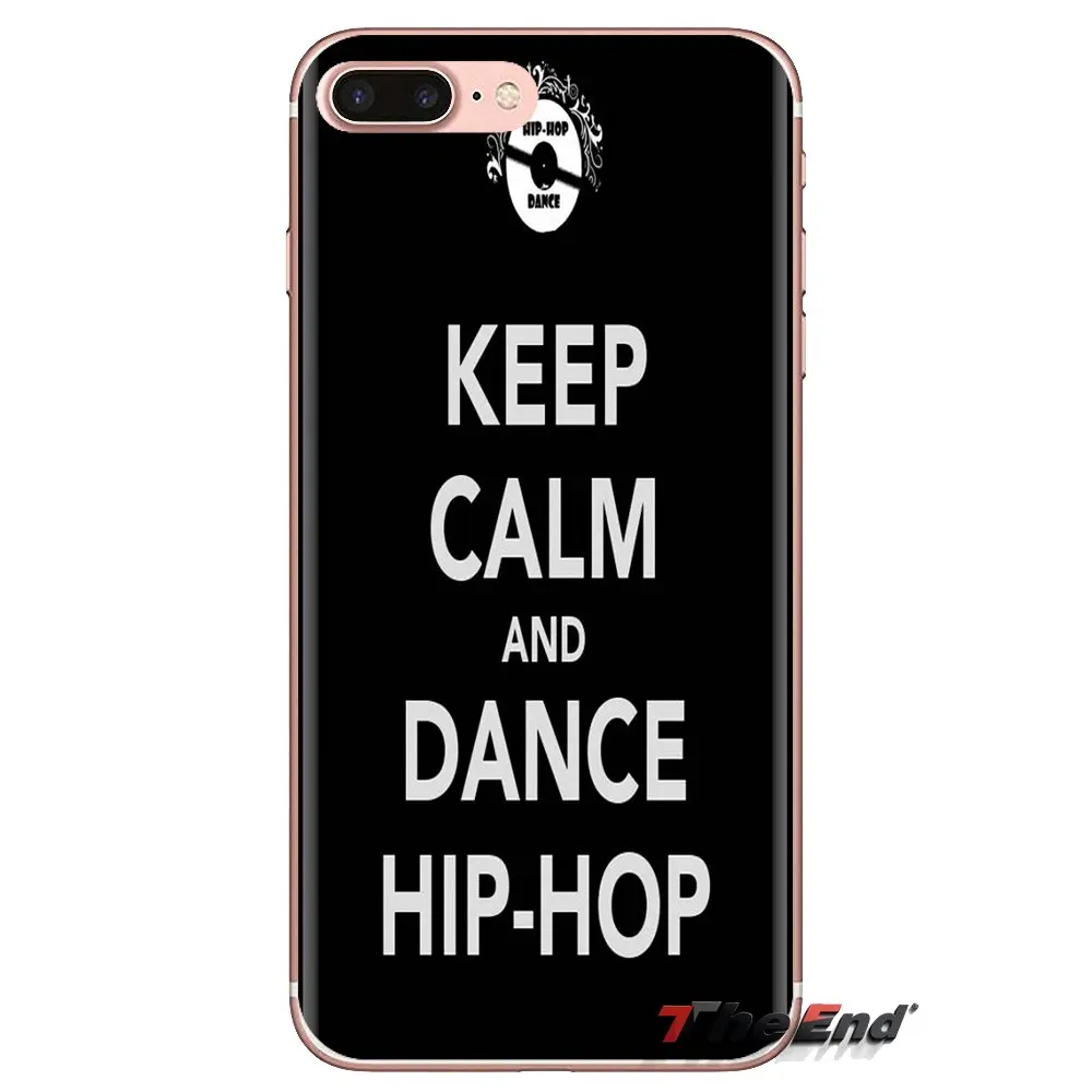 Keep Calm And Dance Hip Hop Love Silicone Covers For Huawei G7 G8 P7 P8 P9 P10 P20 P30 Lite Mini Pro P Smart Plus 2017 2018 2019 |