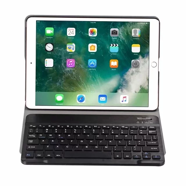 Бесплатные наклейки на клавиатуру для iPad Air 3, 10,5 дюймов, съемная Bluetooth клавиатура для iPad A2152, A2153, A2123, умный чехол, чехол