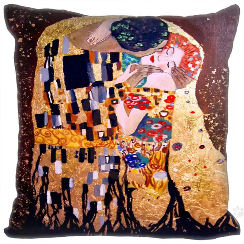 Хит продаж чехол для подушки Gustav Klimt изготовленный на заказ двусторонняя Прямая