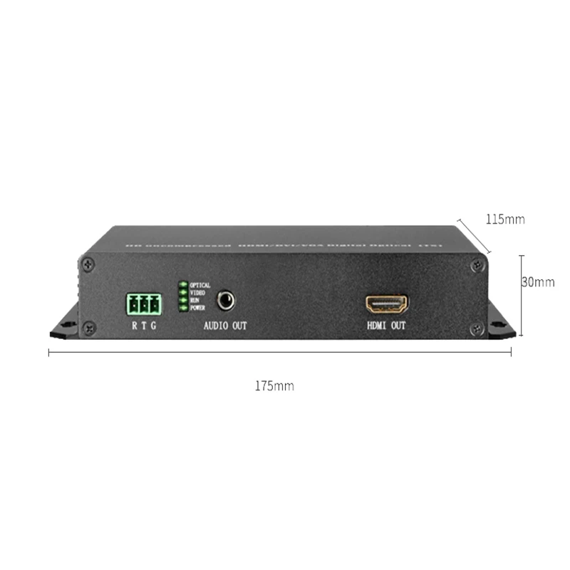 HDMI оптический передатчик и приемник с USB мышь расширитель клавиатуры одномодовый