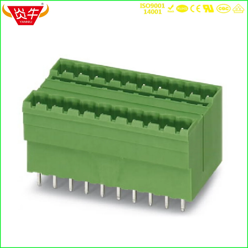 

KF2EDGVH 5.08 2P ~ 12P PCB CONNECTOR PLUG-IN TEMINAL BLOCK 2EDGVH 5.08mm 4PIN ~ 24PIN MDSTBV 2,5 G1 1736742 PHOENIX CONTACT