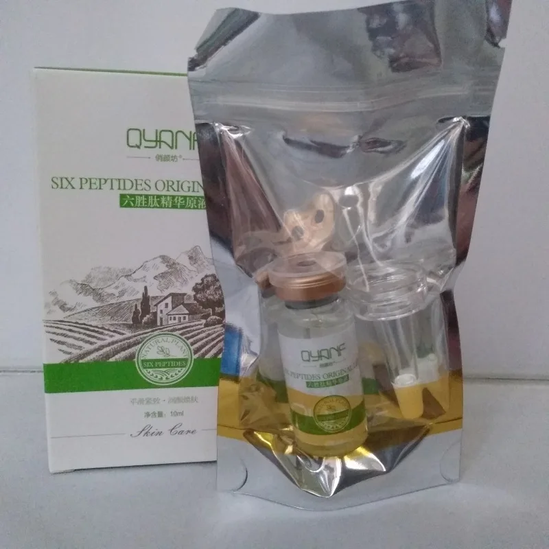 QYANF сыворотка Улитка сыворотка лаванды гидравлическая кислота сыворотка шесть сыворотка с пептидами EGF акне шрам эссенция для удаления 6 стилей макияж праймер