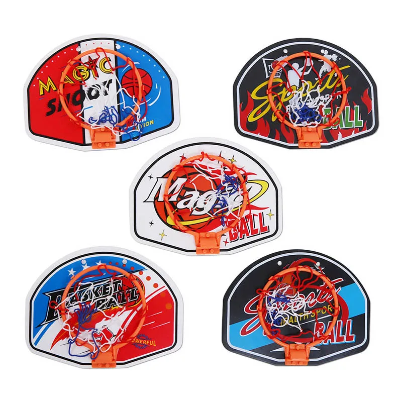 Kids Basketball Sports Training Hoop - 27*21cm Plastic Magic Shoot Indoor Mini Plastic Hoop Set with Hanging Basketball Backboard image 6