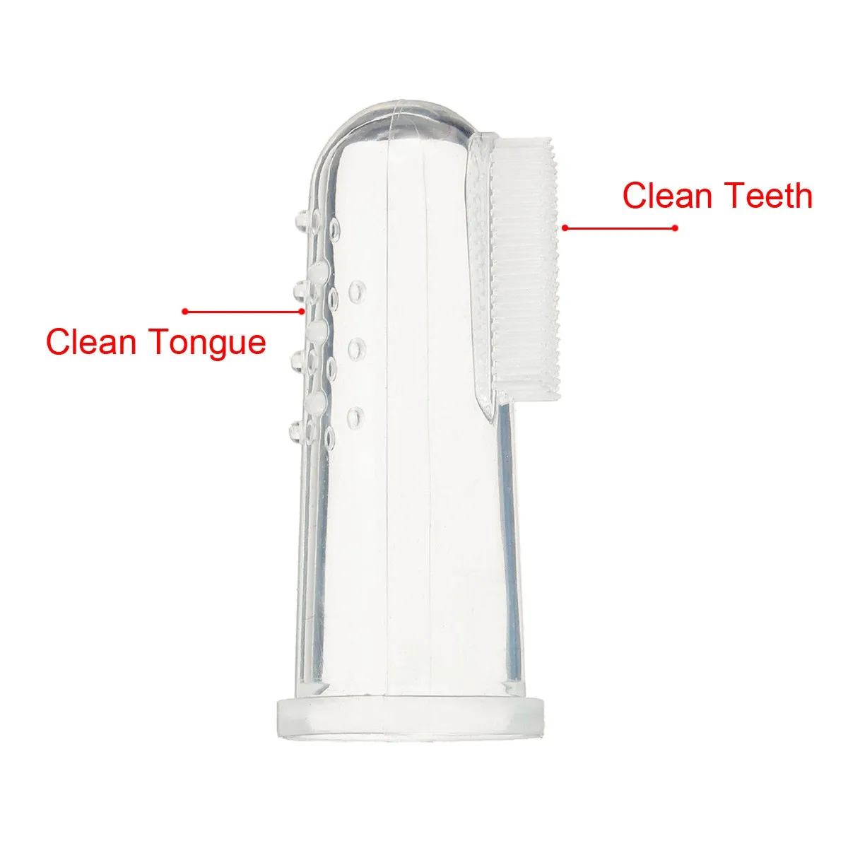 5 компл./лот Мягкая силиконовая безопасная детская зубная щетка для пальцев