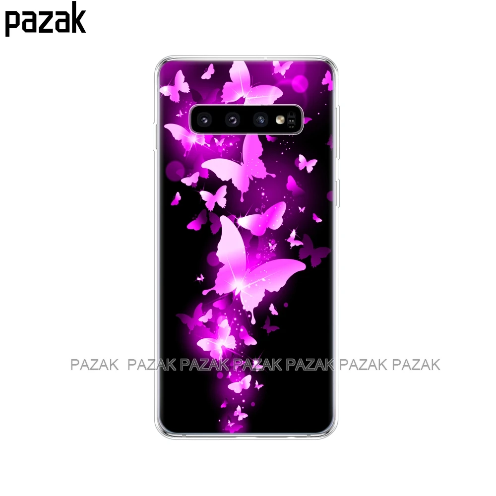 61365 Чехол для samsung Galaxy S10 S10Plus, силиконовый чехол из ТПУ для телефона S10 E, чехол для samsung S10 Plus G975F S 10 SM-G973F, чехол-бампер - Цвет: 61365