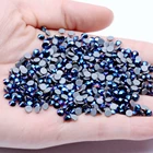 Стразы стеклянные с плоской задней поверхностью, гематитовые, SS3-SS30 и смешанные размеры