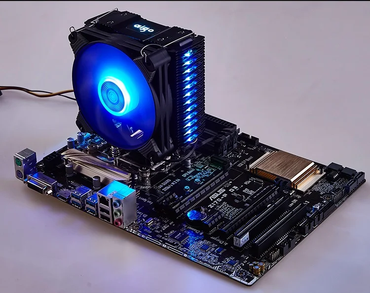 Aigo ледяной K4 процессорный кулер TDP 300W 4 теплопроводов холодильник 4pin PWM RGB 120mm вентилятор радиатора для LGA 2011/1151/1155/1156/775/1366/AM2+/AM3+/AM4