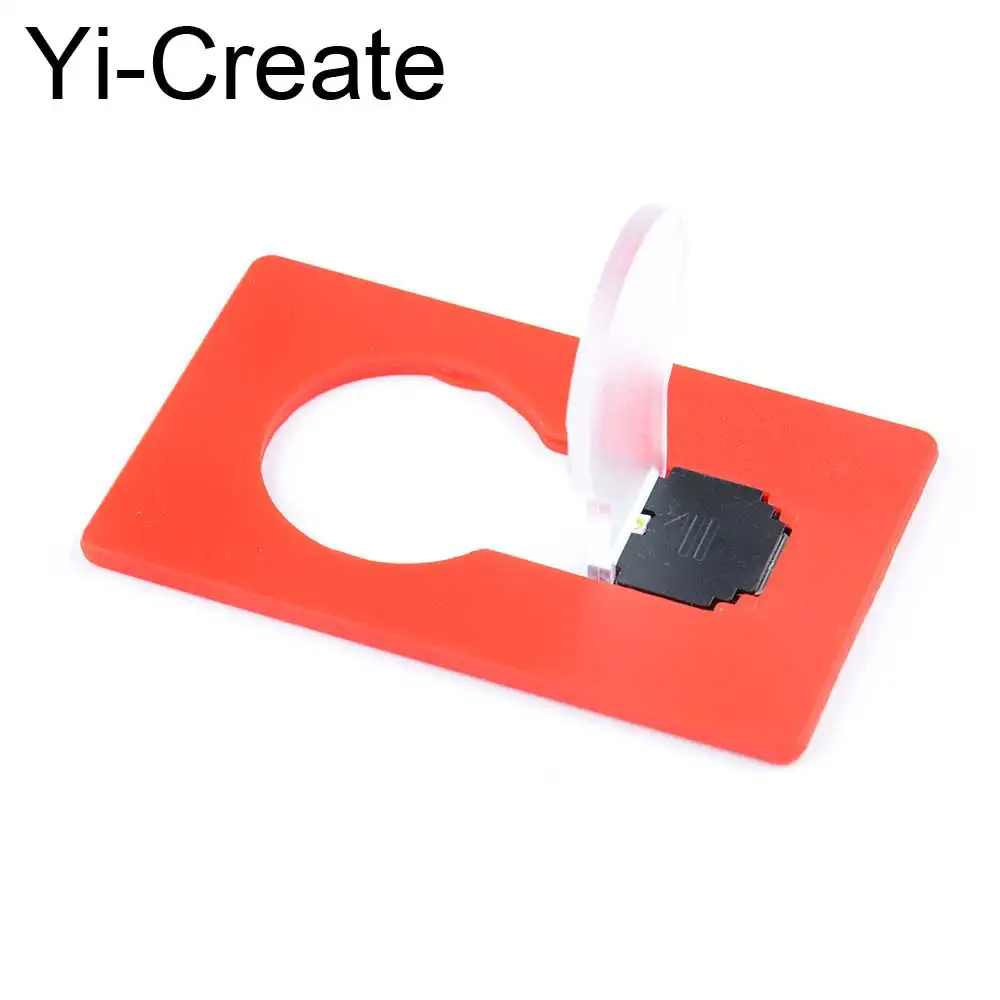 10 шт./партия уличный мини светодиоды лампа Кредитная карта ltra thin портативная