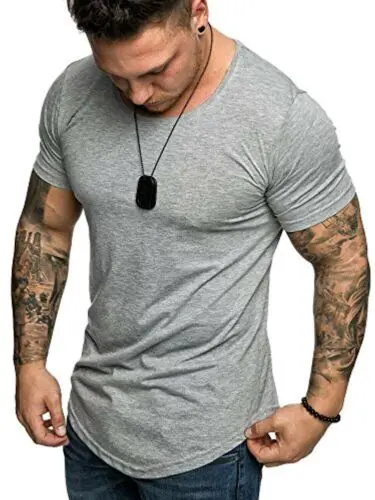Hot Sale Men T-shirt Animal Fitness Cotton O-Neck Gym Muscle Bodybuilding 2019 New Tee | Мужская одежда