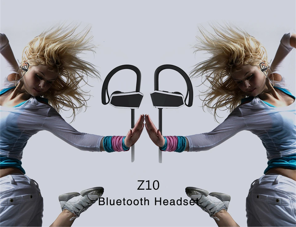 HD стерео Bluetooth наушники Спорт работает гарнитура Беспроводной для Открытый