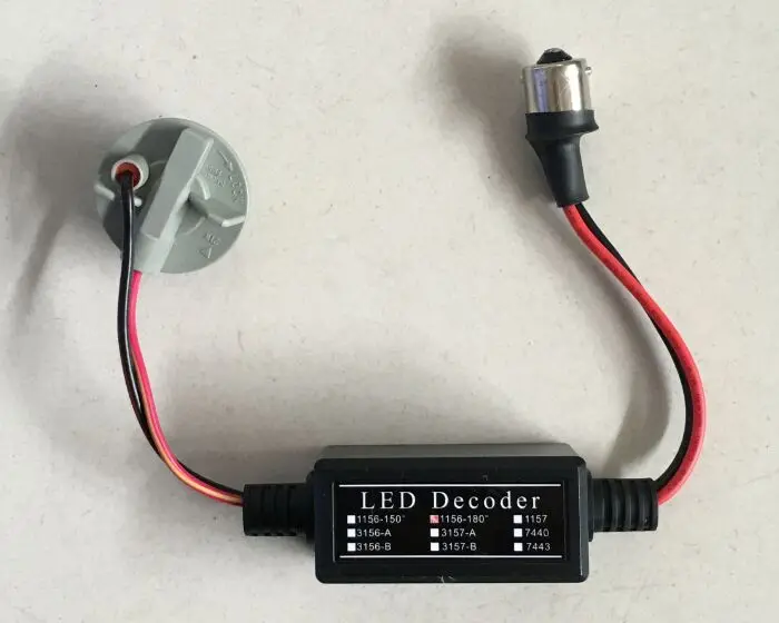 Новый светодиодный декодер 1156 2 шт. предупреждающий подавитель без ошибок для
