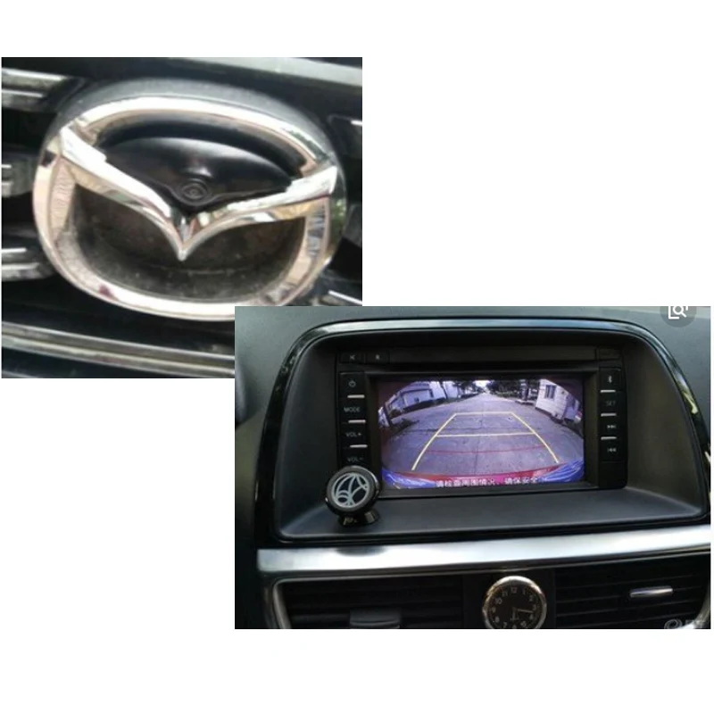 Автомобильная парковочная камера с логотипом Переднего Вида Для Mazda CX 5 2013 2014 / CCD