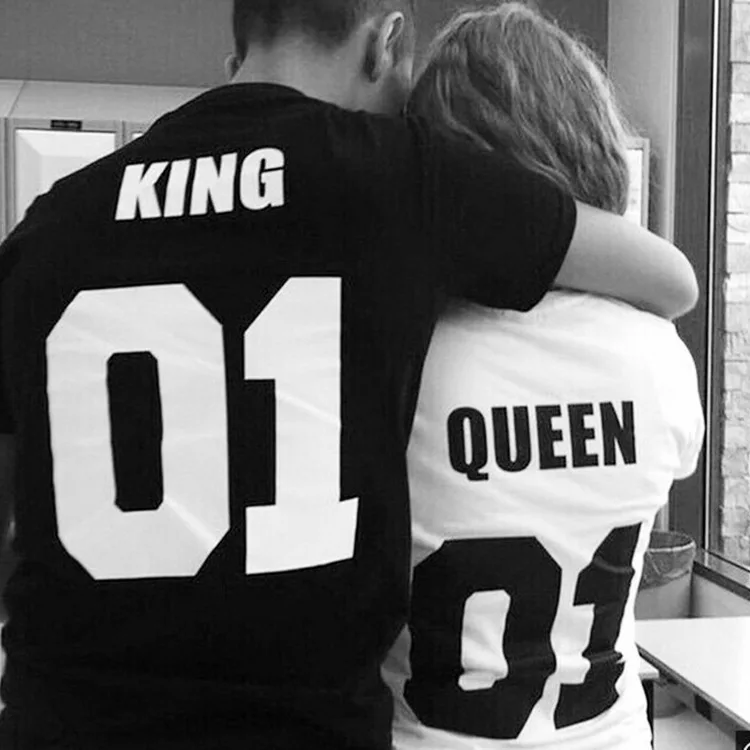 Семейная одежда 2018 Мода для мамы папы и ребенка хлопковая King 01 Queen принцессы 03