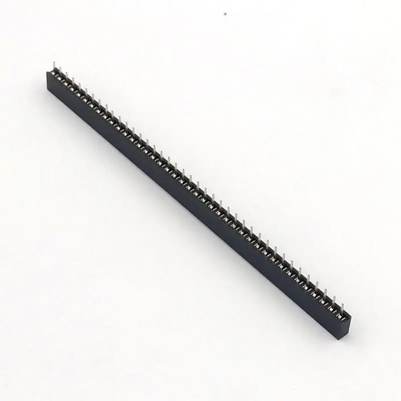 10 шт./лот штыревой разъем 2 мм 40 pin 1x40 1*40 женский Однорядный разъем|pin strip female|4