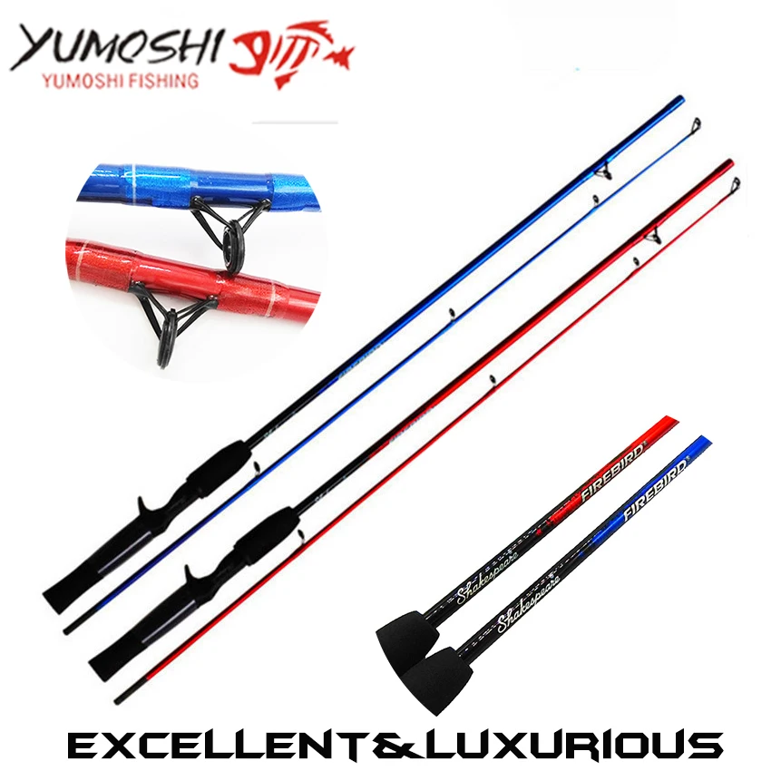 Vivid worlD YUMOSHI бренд Ультралегкая Удочка средняя (6 10 фунтов. Линия) для приманки
